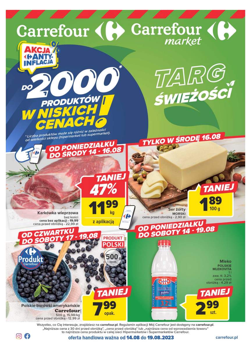 Carrefour Market Jasło - Gazetka promocyjna