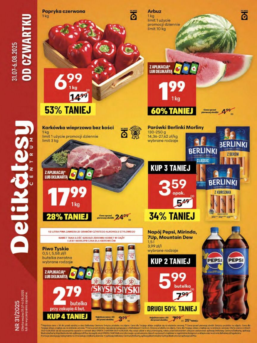 Delikatesy Centrum Jasło - Gazetka promocyjna 25/2024