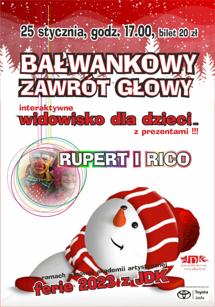 "Bałwankowy zawrót głowy" - interaktywne widowisko dla dzieci