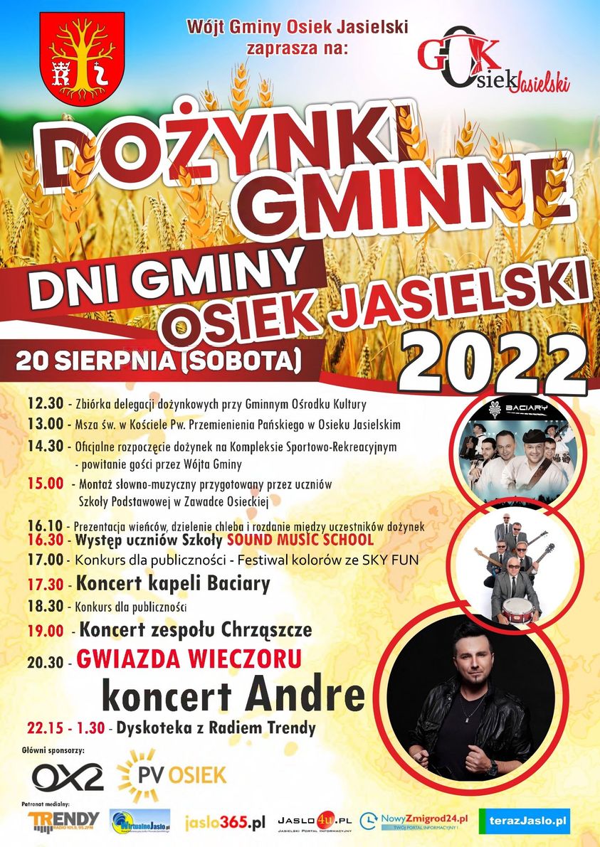 Dożynki Gminne i Dni Gminy Osiek Jasielski