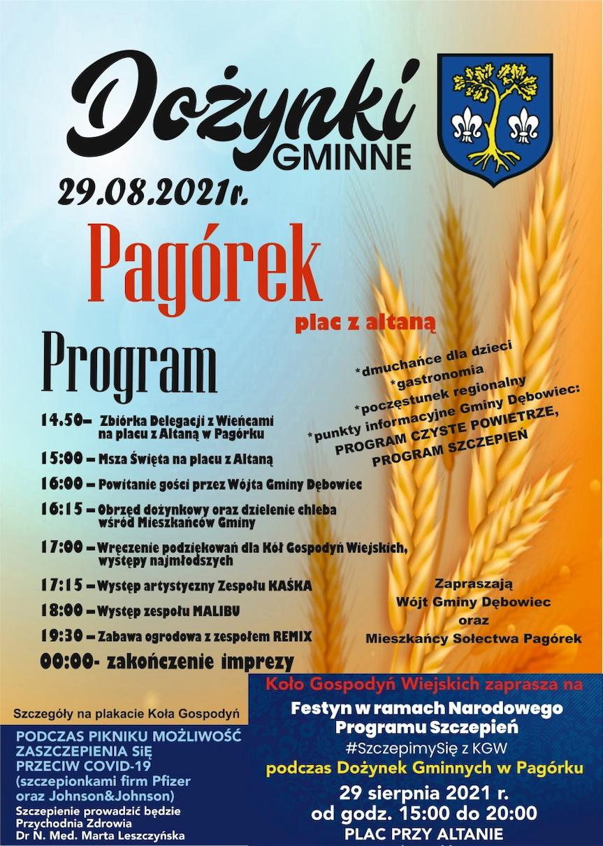 Dożynki Gminne w Pagórku