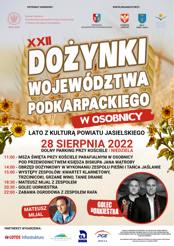 Dożynki Wojewódzkie, Powiatowe oraz Gminne w Osobnicy