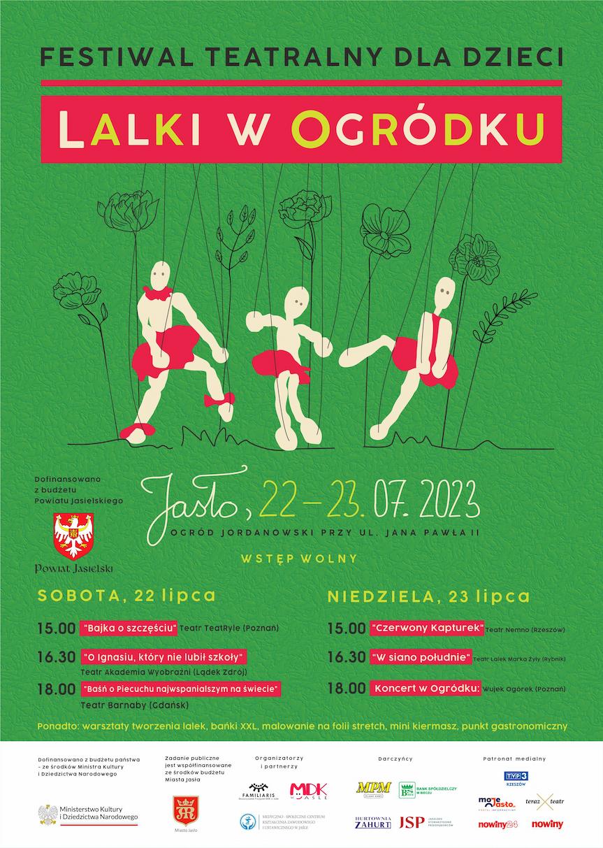 Festiwal teatralny dla dzieci "Lalki w ogródku"