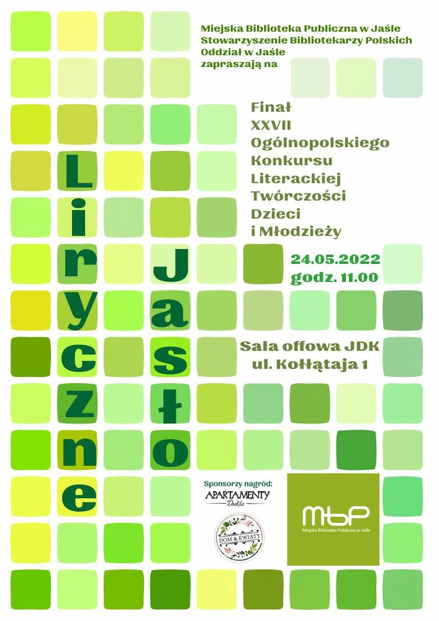 Finał XXVII Ogólnopolskiego Konkursu Literackiego Twórczości Dzieci i Młodzieży w Jaśle