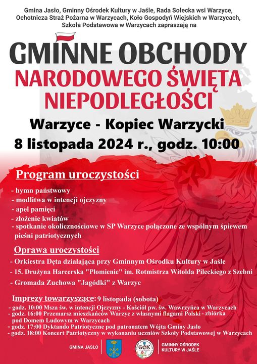 Gminne Obchody Narodowego Święta Niepodległości w Warzycach