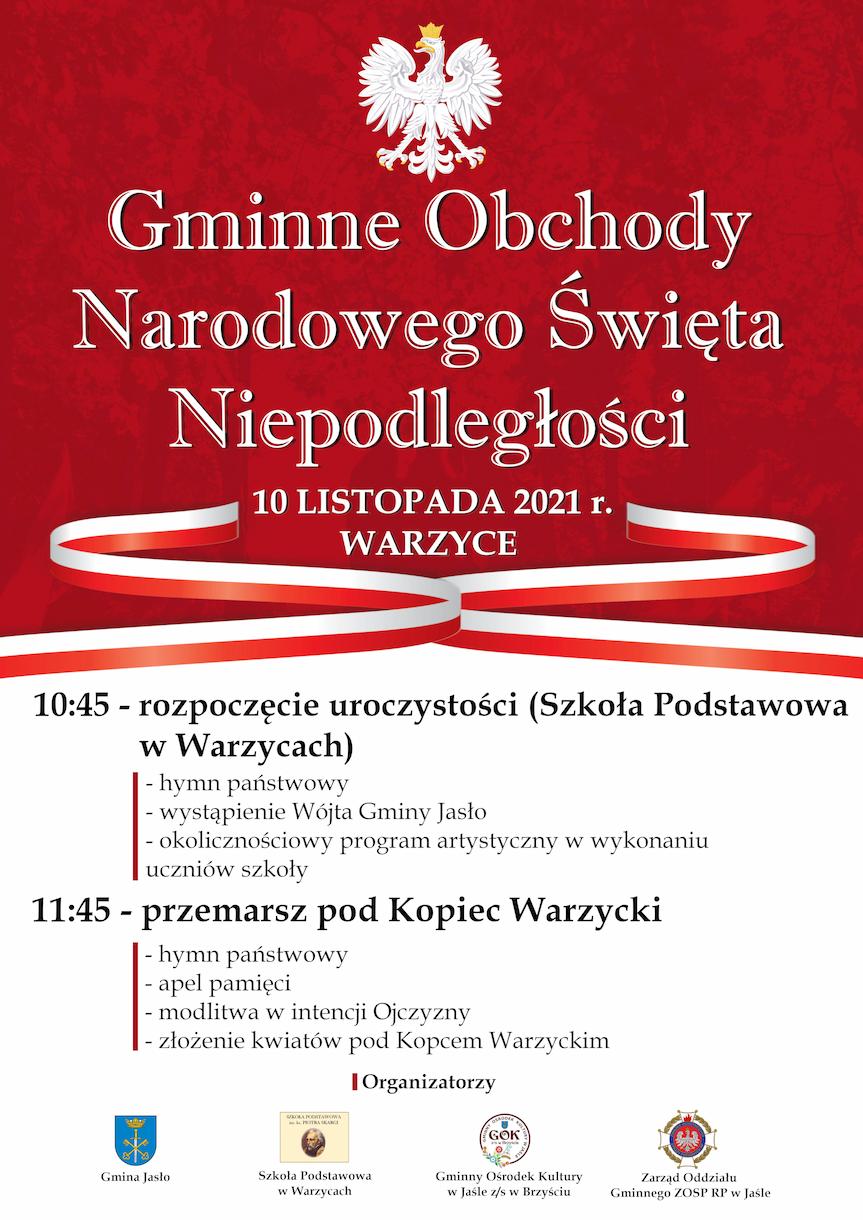 Gminne Obchody Narodowego Święta Niepodległości w Warzycach