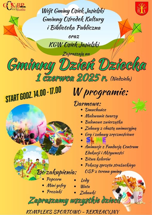 Gminny Dzień Dziecka w Osieku Jasielskim