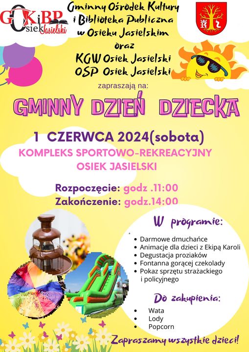 Gminny Dzień Dziecka w Osieku Jasielskim