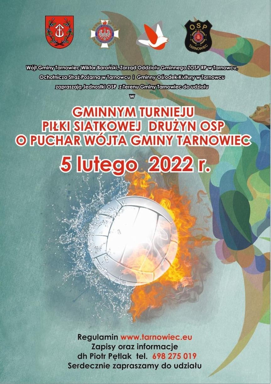 Gminny Turniej Piłki Siatkowej Drużyn OSP o Puchar Wójta Gminy Tarnowiec