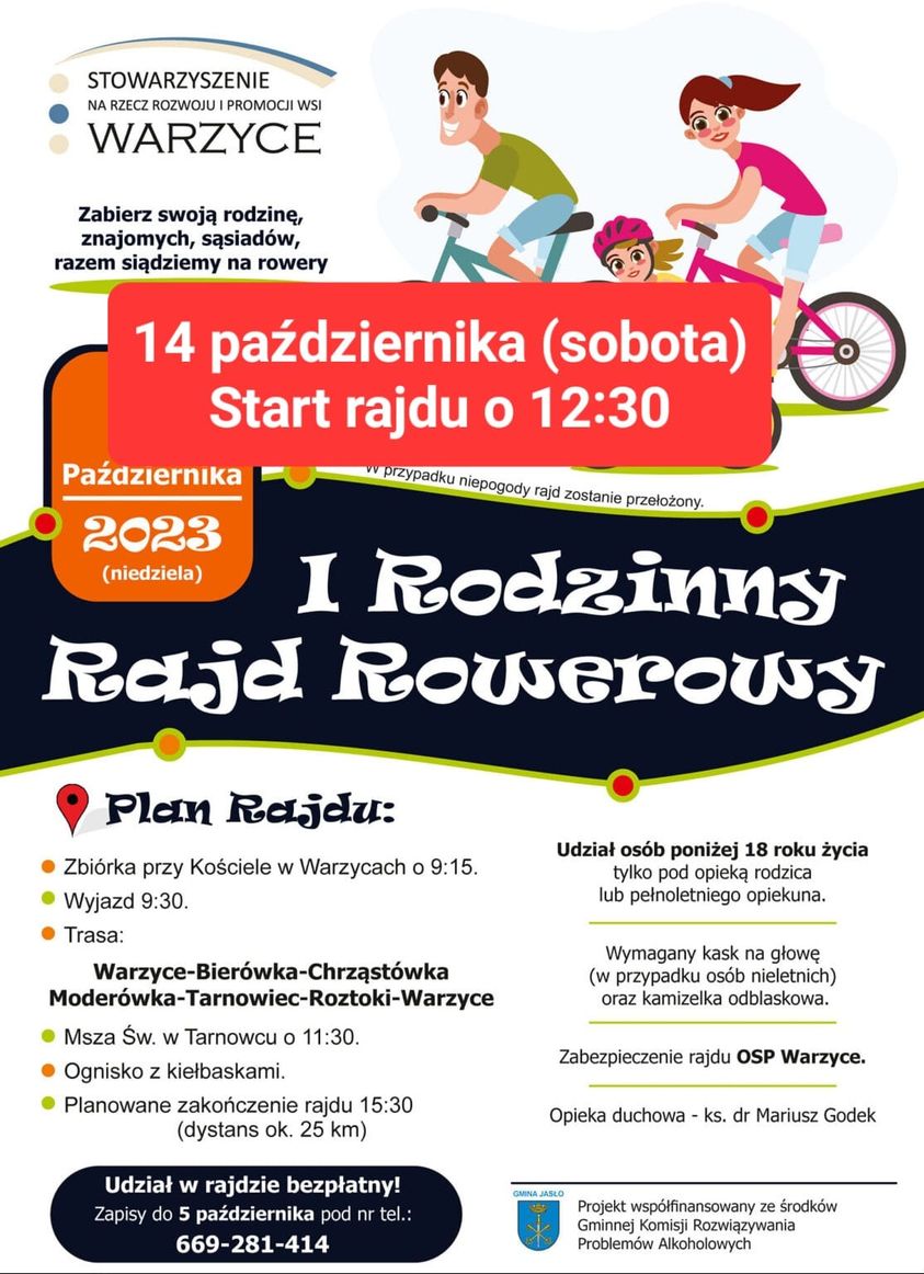I Rodziny Rajd Rowerowy