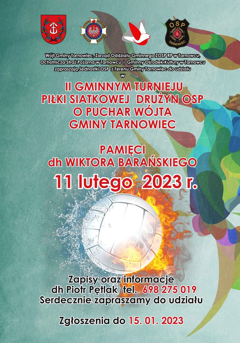 II Gminny Turniej Piłki Siatkowej Drużyn OSP o puchar Wójta Gminy Tarnowiec