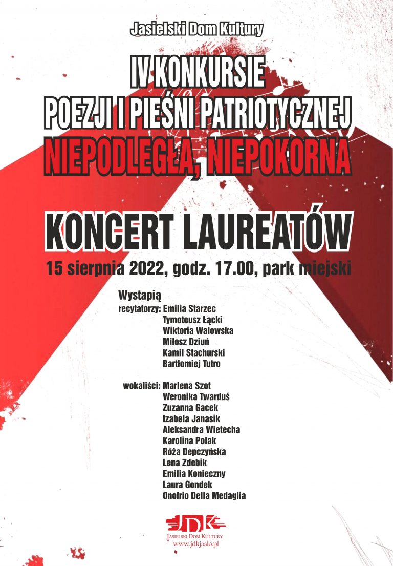 Koncert patriotyczny laureatów konkursu "Niepodległa, Niepokorna"