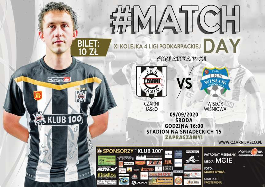 IV liga podkarpacka. Mecz Czarni 1910 Jasło - Wisłok Wiśniowa