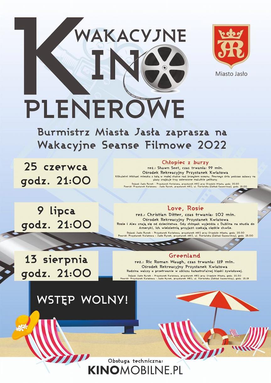 Kino Wakacyjne Plenerowe w Jaśle