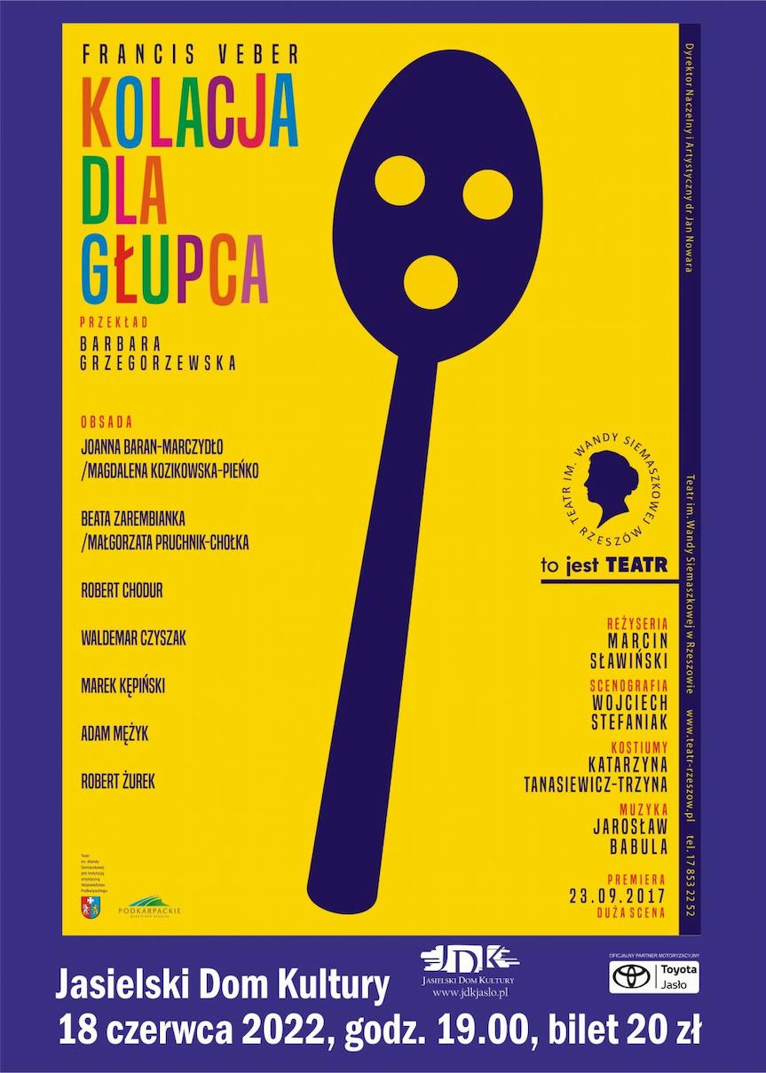 "Kolacja dla głupca" komedia w JDK