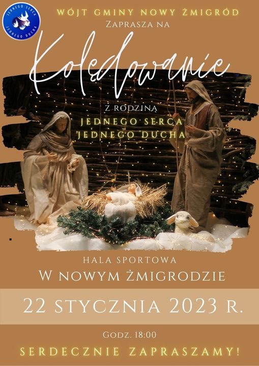 Kolędowanie z rodziną "Jednego serca jednego ducha" w Nowym Żmigrodzie