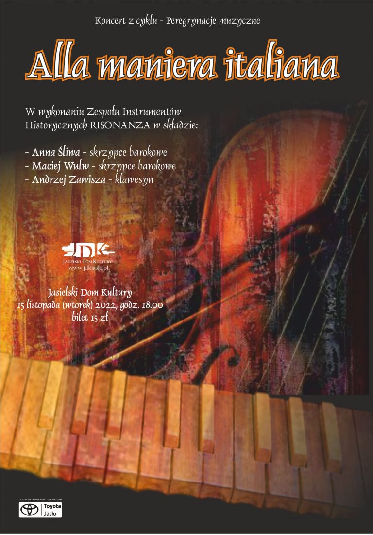 Koncert "Alla maniera italiana" w JDK