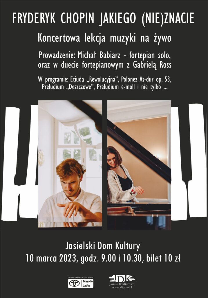 Koncert "Fryderyk Chopin jakiego (nie)znacie"
