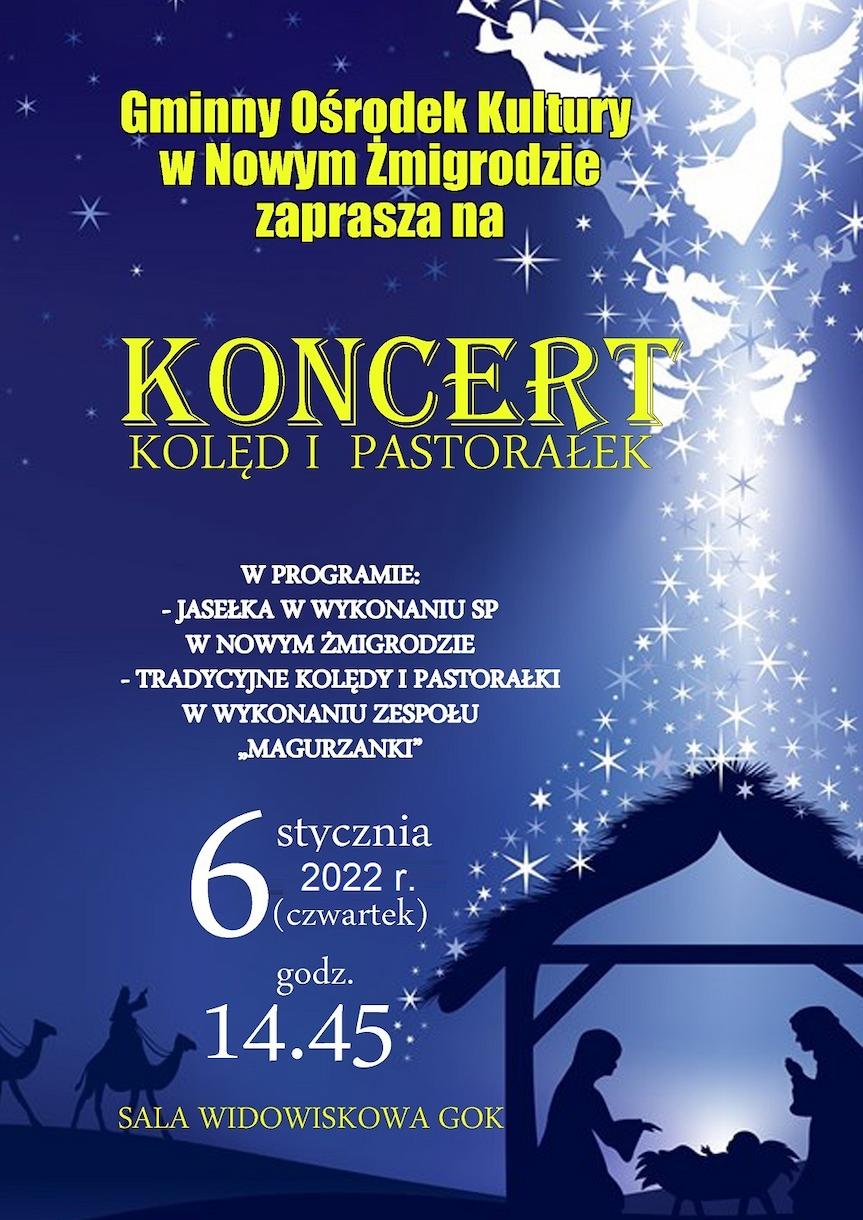 Koncert Kolęd i Pastorałek w Nowy Żmigrodzie