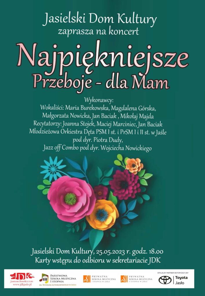 Koncert "Najpiękniejsze przeboje – dla mam"
