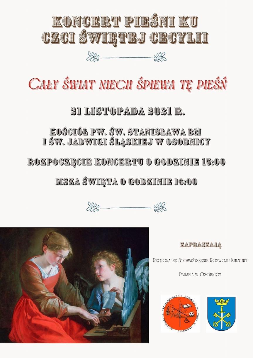 Koncert Pieśni Ku Czci Świętej Cecyli