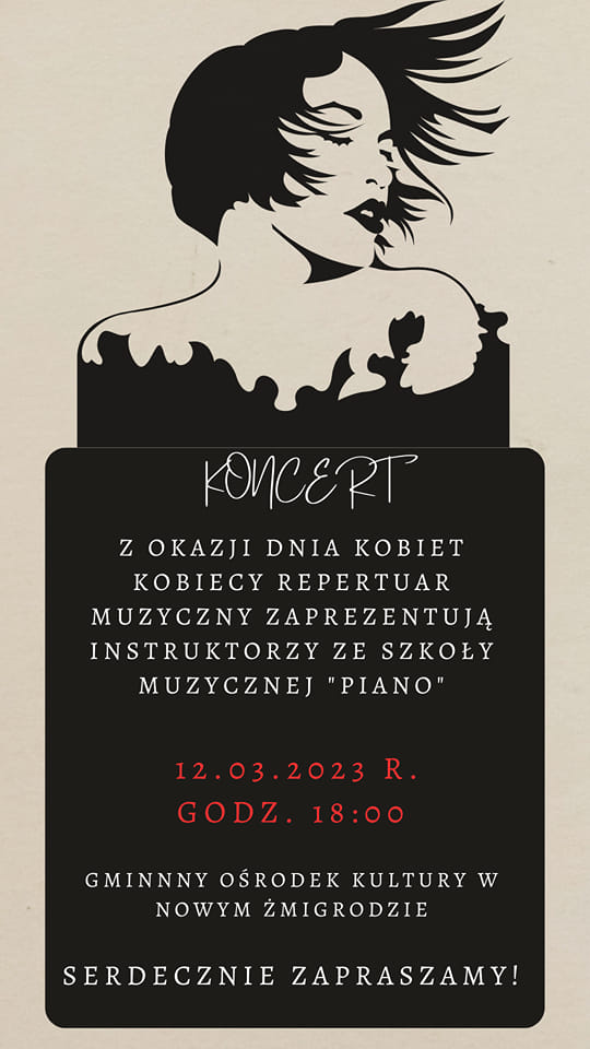 Koncert z okazji Dnia Kobiet w Nowym Żmigrodzie