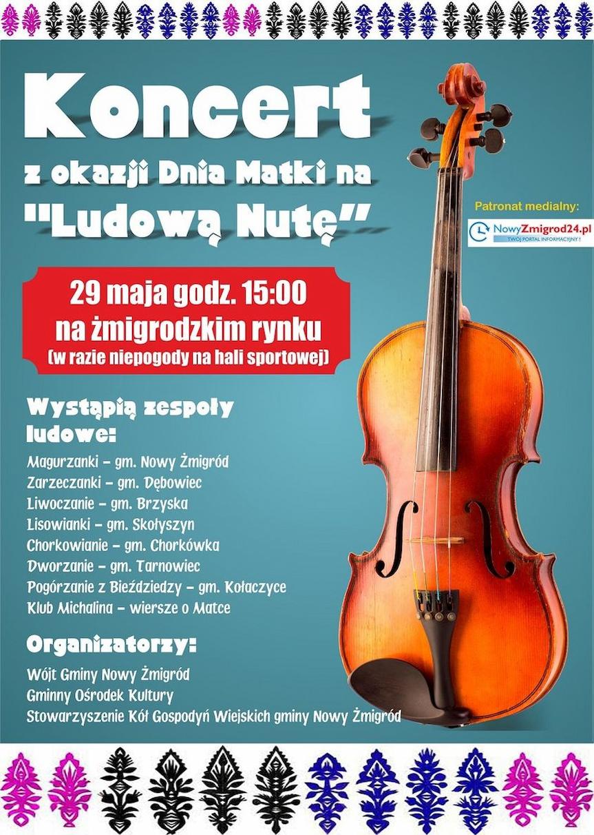 Koncert z okazji Dnia Matki na "Ludową Nutę"