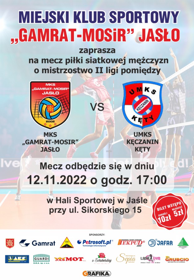 MKS Gamrat-MOSiR Jasło - UMKS Kęczanin Kęty