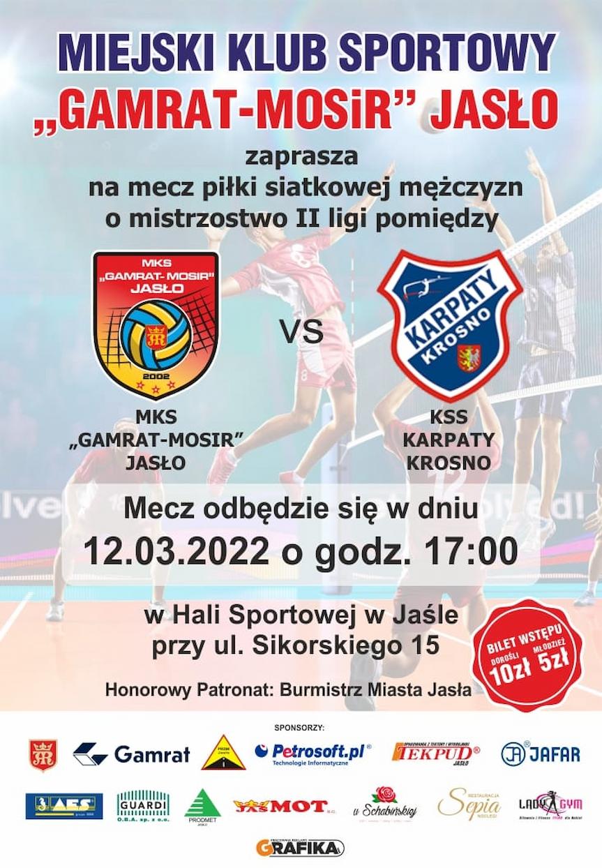 MKS Gamrat-MOSiR Jasło - KSS Karpaty Krosno