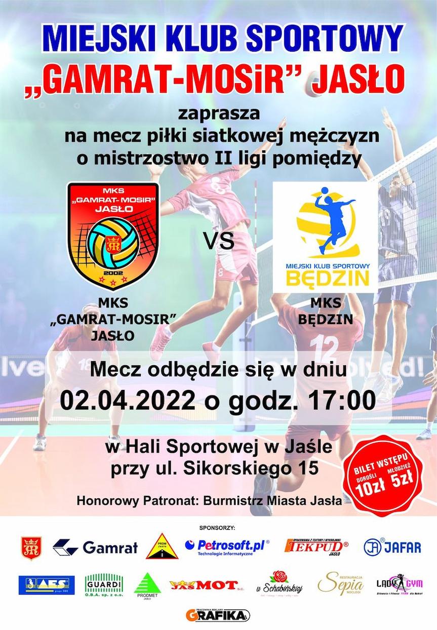 MKS Gamrat-MOSiR Jasło - MKS Będzin