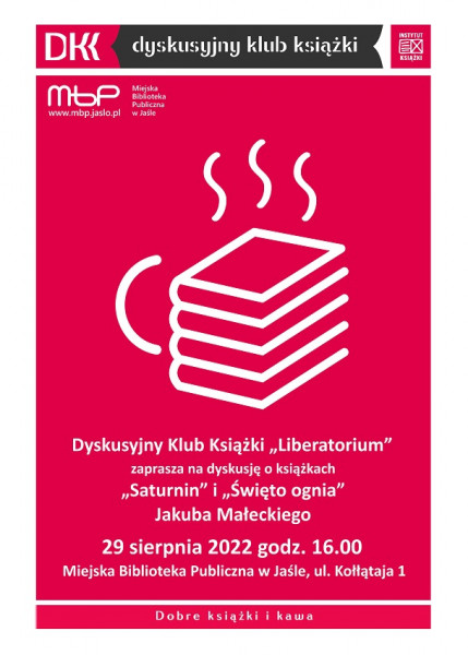 Najnowsze powieści Jakuba Małeckiego w MBP w Jaśle