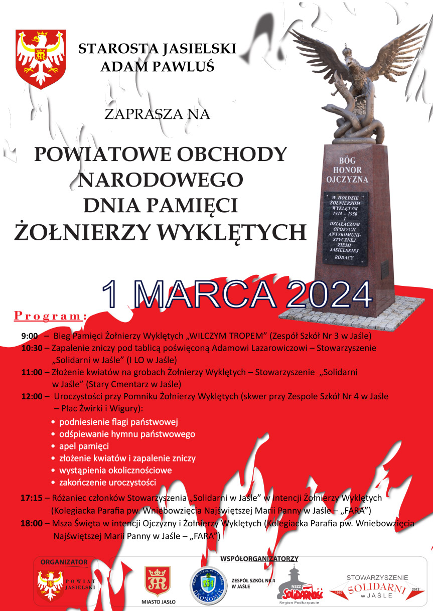 Narodowy Dzień Pamięci Żołnierzy Wyklętych w Jaśle