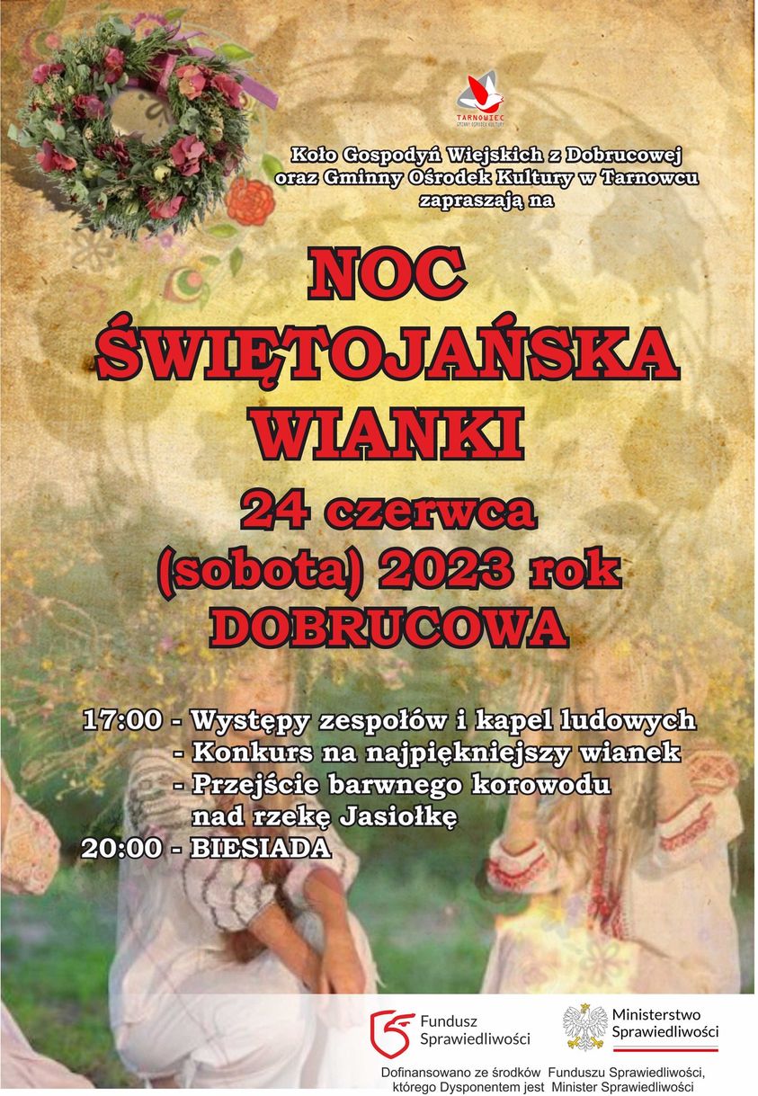 Noc Świętojańska Wianki Dobrucowa