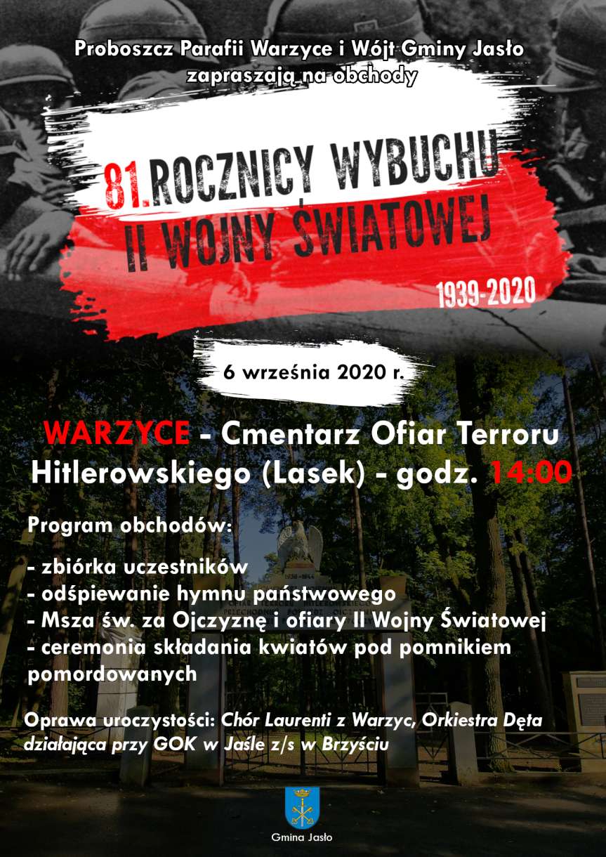 Obchody 81. rocznicy wybuchu II wojny światowej w Warzycach