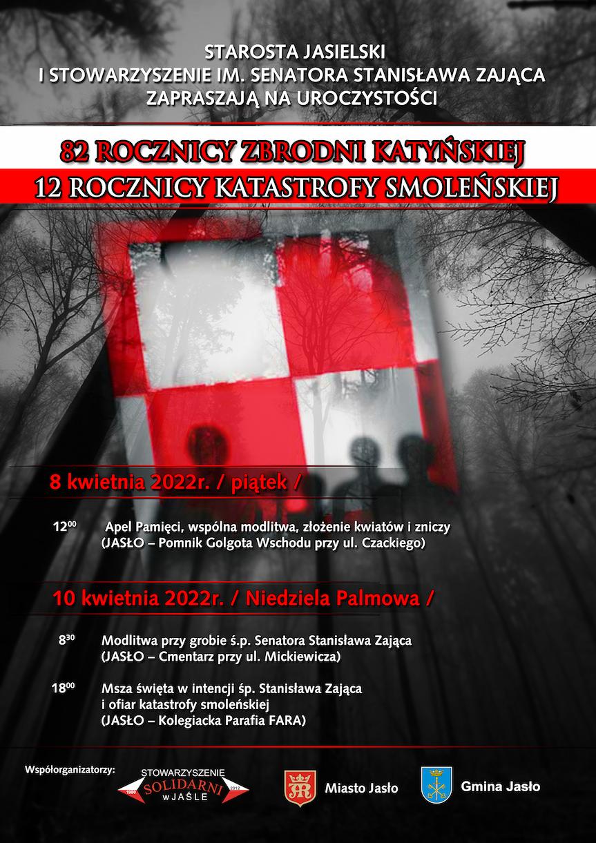 Obchody 82. rocznicy Zbrodni Katyńskiej i 12. rocznicy Katastrofy Smoleńskiej