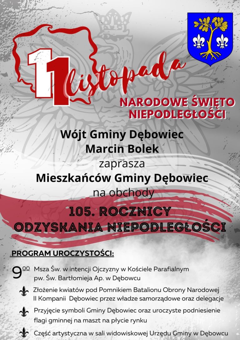 Obchody Narodowego Święta Niepodległości w Dębowcu