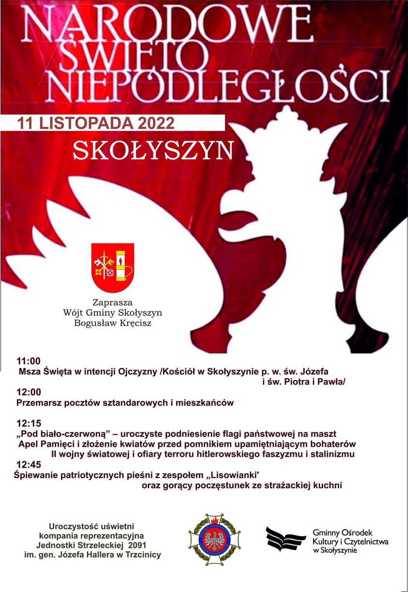 Obchody Narodowego Święta Niepodległości w Skołyszynie