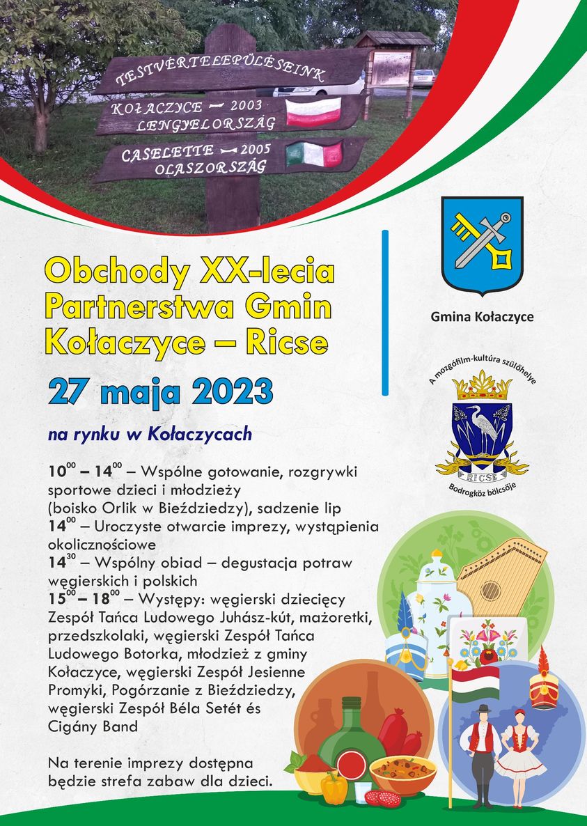Obchody XX-lecia Partnerstwa Gmin Kołaczyce - Ricse
