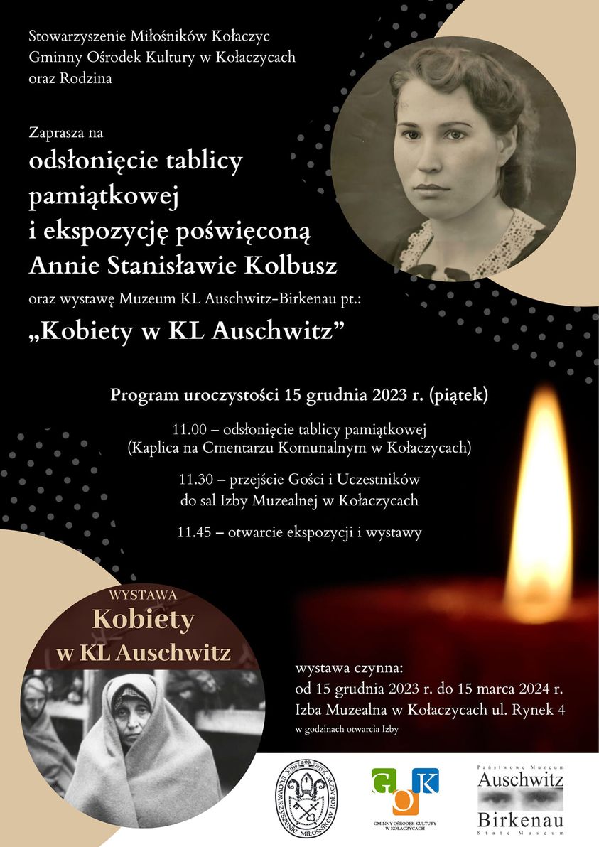 Odsłonięcie tablicy pamiątkowej i ekspozycji poświęconej Annie Stanisławie Kolbusz
