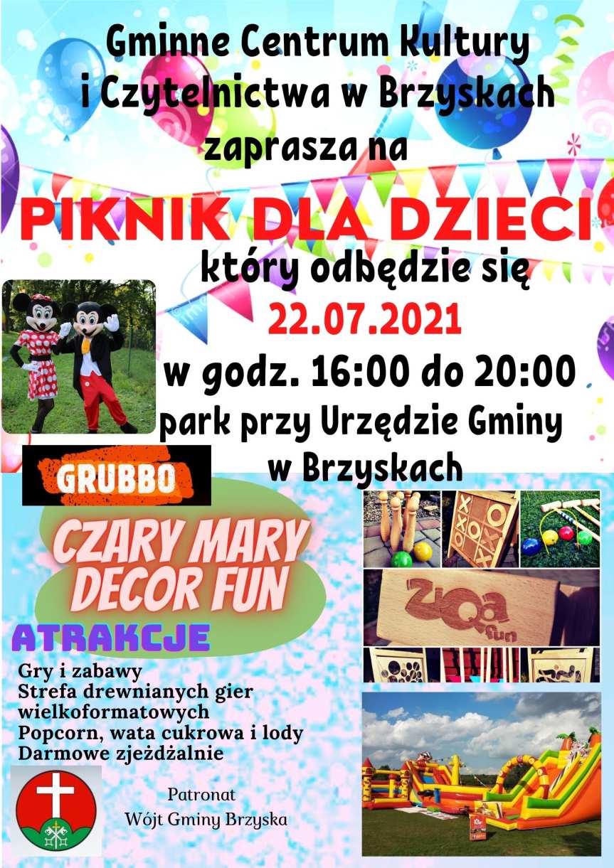 Piknik dla dzieci w Brzyskach