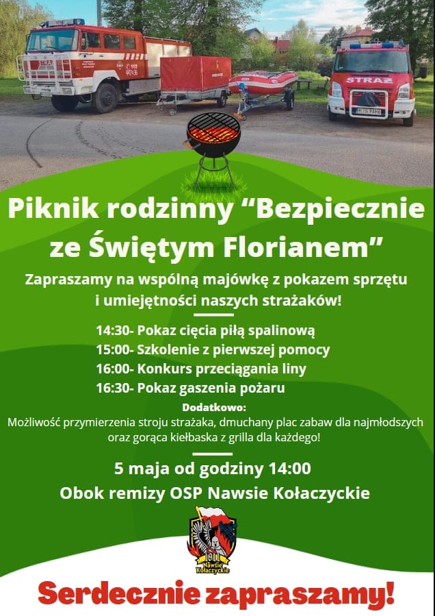 Piknik rodzinny "Bezpiecznie ze Świętym Florianem"