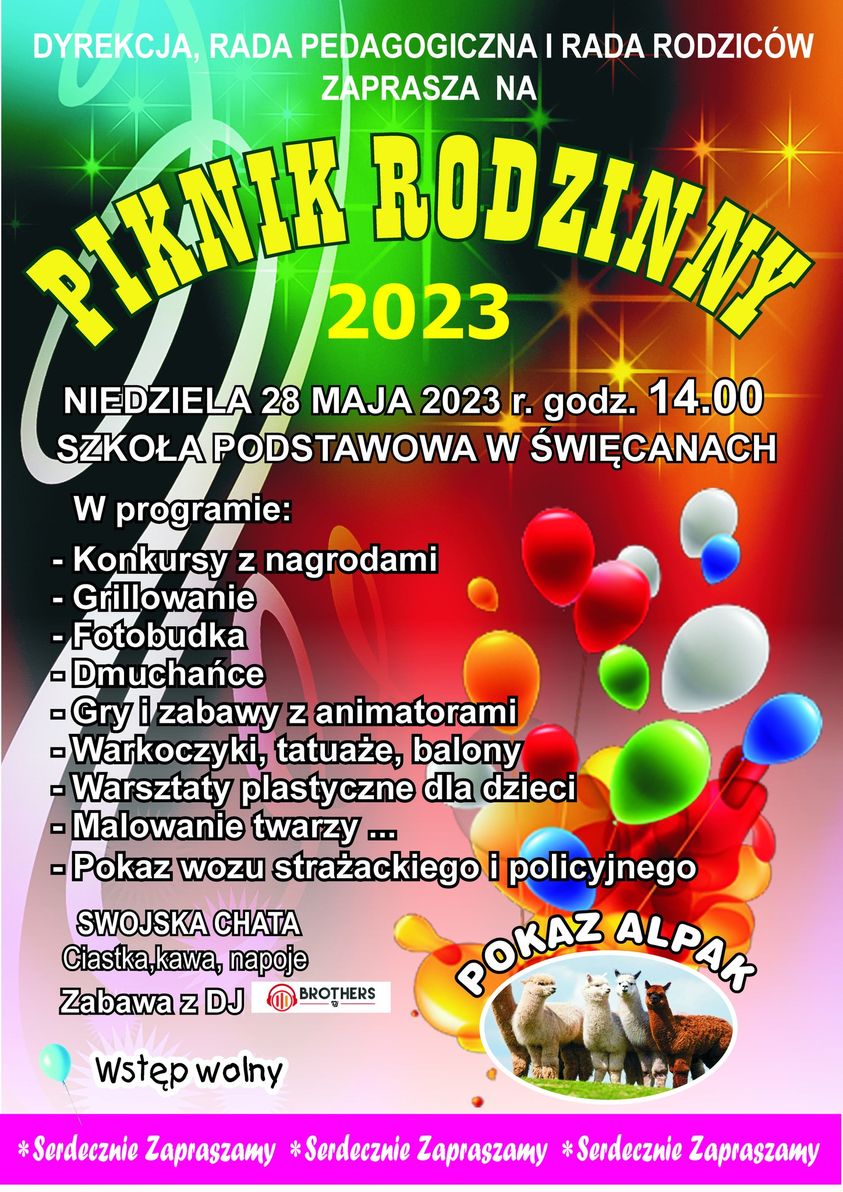 Piknik Rodzinny w Święcanach