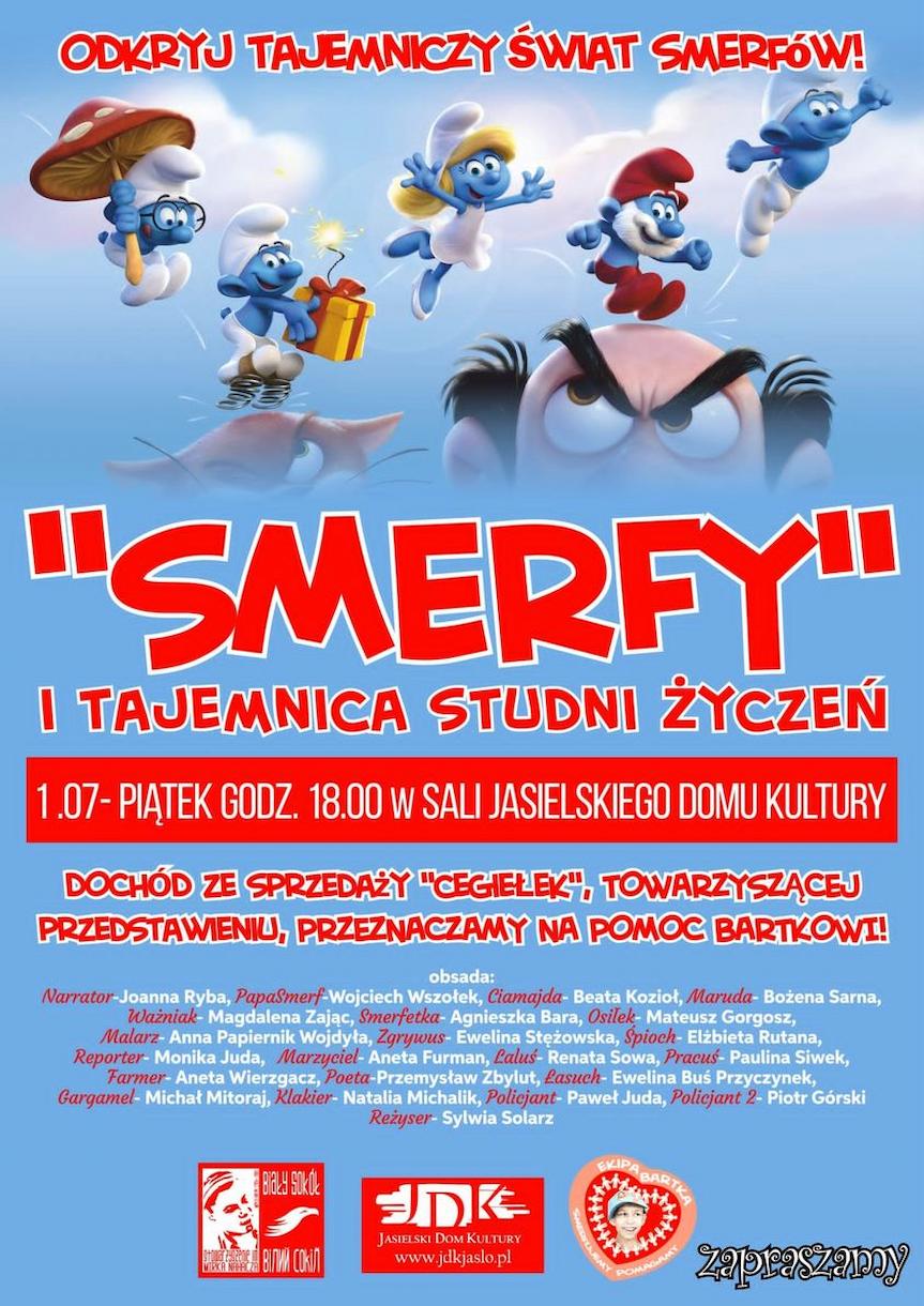 Przedstawienie "Smerfy" I tajemnica studni życzeń w JDK
