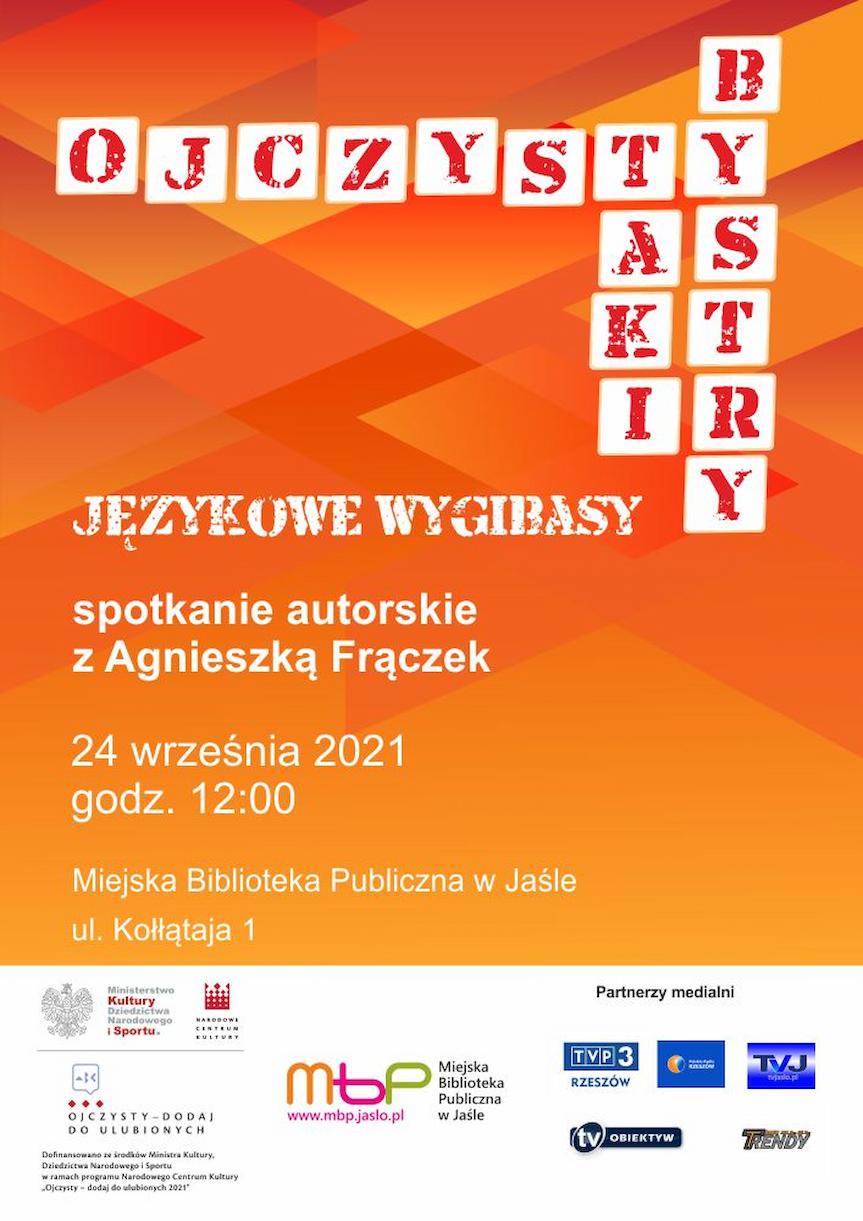 Spotkanie autorskie dla dzieci z Agnieszką Frączek w MBP w Jaśle