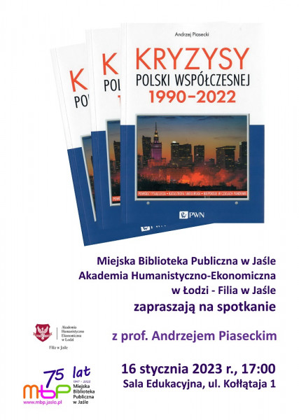 Spotkanie autorskie z prof. Andrzejem Piaseckim