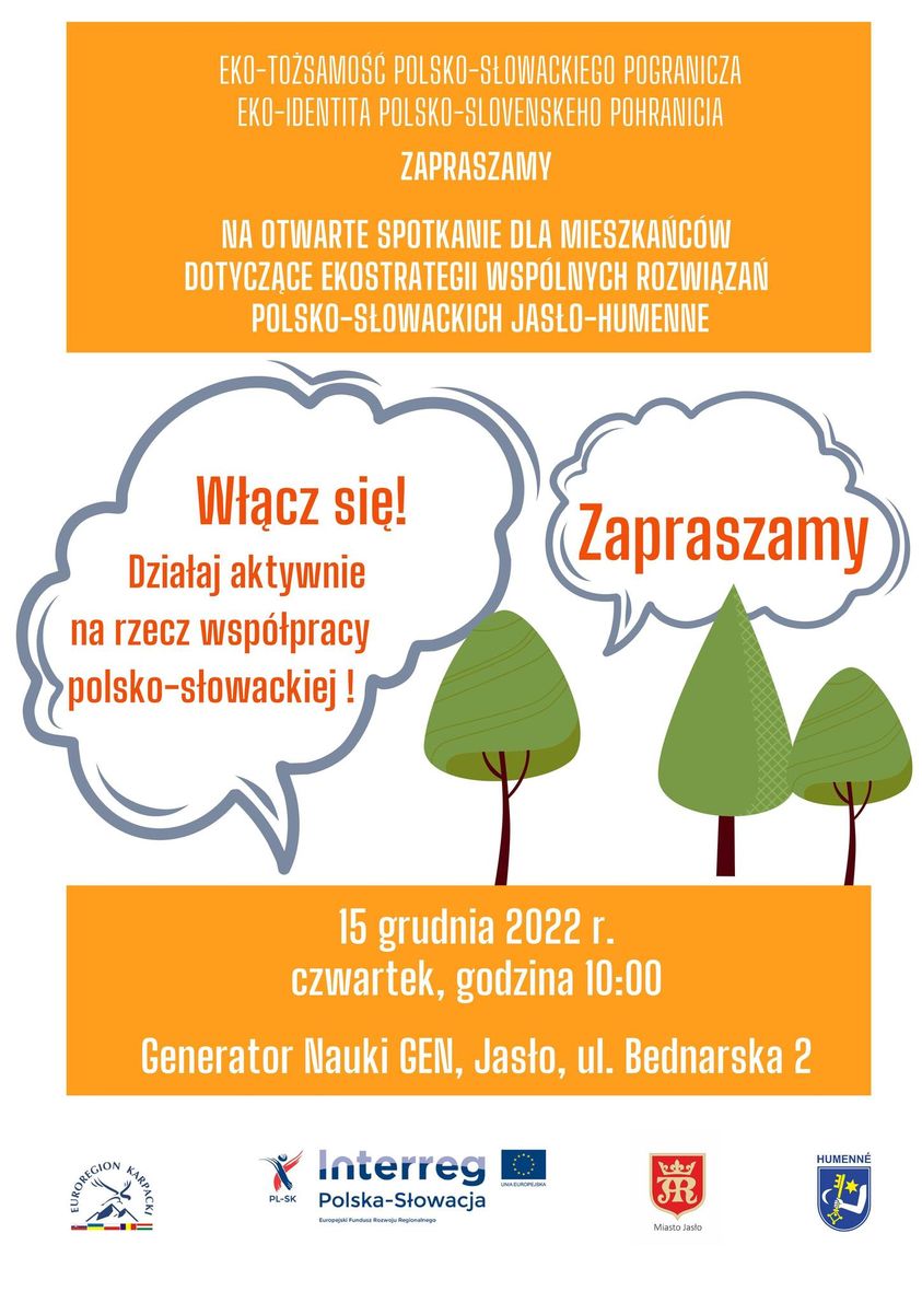 Spotkanie dla mieszkańców Jasła w sprawie ekostrategii