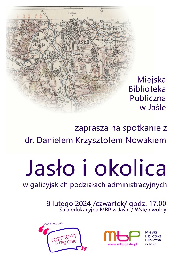 Spotkanie z cyklu "Rozmowy o regionie" w MBP w Jaśle