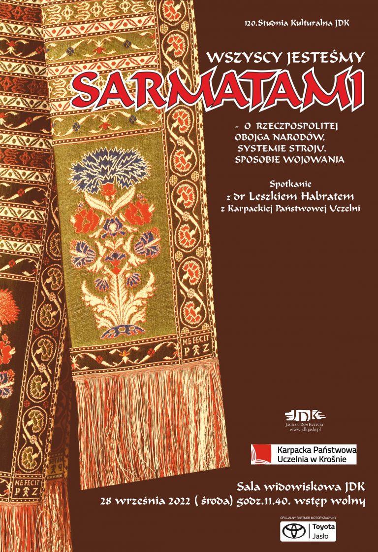 Spotkanie z dr Leszkiem Habratem - "Wszyscy jesteśmy Sarmatami"