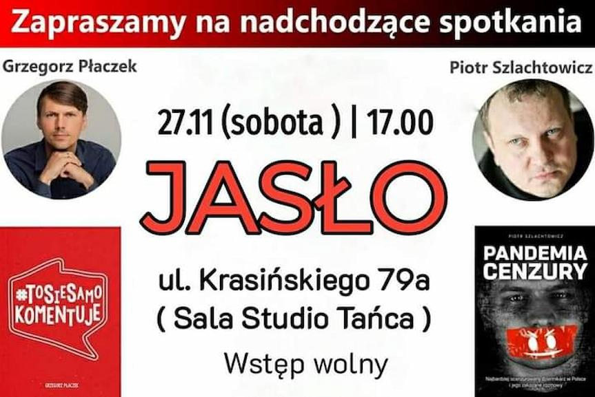 Spotkanie z Grzegorzem Płaczkiem i Piotrem Szlachtowiczem