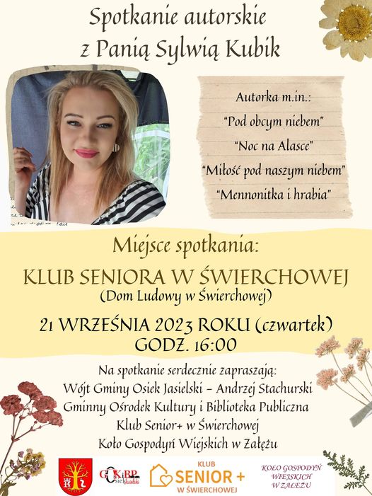 Spotkanie z Sylwią Kubik